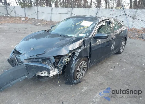 2018 Honda Civic Ex from USA, damaged, VIN 2HGFC2F74JH569837